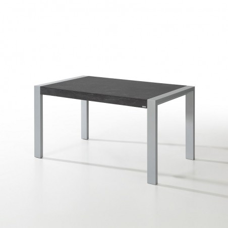 Mesa nova extensible en porcelánico.