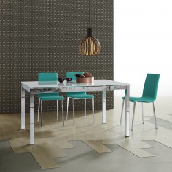 Mesa Dina extensible en cristal