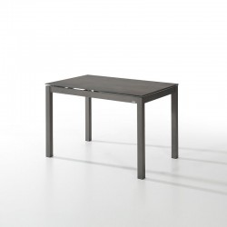 Mesa celeste en cristal extensible