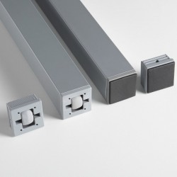 Mesa Tesa extensible en cristal
