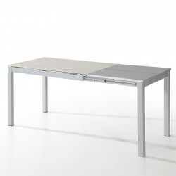 Mesa Tesa extensible en cristal