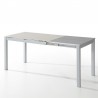 Mesa Tesa extensible en cristal