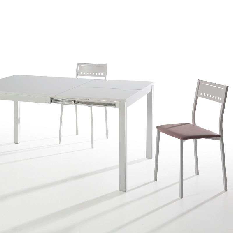 Mesa Tesa extensible en cristal