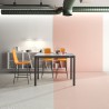 Mesa Tesa extensible en cristal