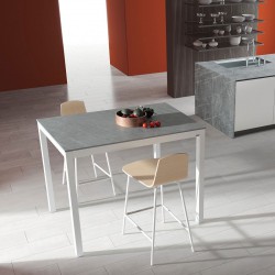 Mesa de cocina LEO porcelánico fija
