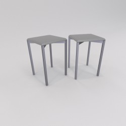 Taburete de cocina bajo Bora