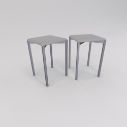 Taburete de cocina medio Bora