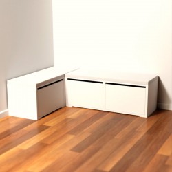 Banco de cocina Cuore blanco