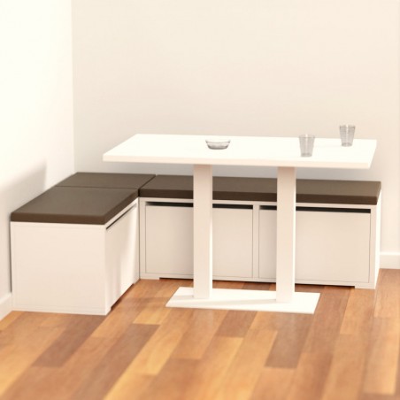 Conjunto Cuore más mesa de cocina