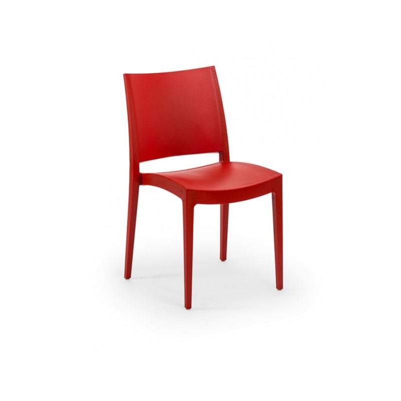 Silla de cocina LOVE rojo
