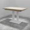 mesa para cocina extensible pie central