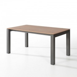 Mesa de cocina Fanny extensible en porcelánico