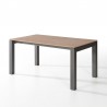 Mesa de cocina Fanny extensible en porcelánico