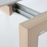 Mesa de cocina Fenicia extensible cristal