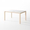 Mesa de cocina fenicia extensible en porcelánico