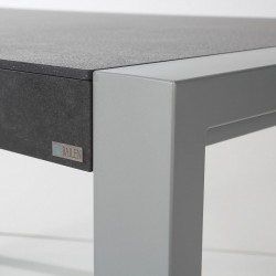 Mesa de cocina Nova extensible en cristal