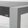 Mesa de cocina Nova extensible en cristal