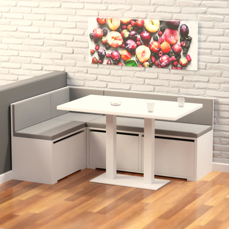 Rinconera de cocina CORNER con asiento tapizado